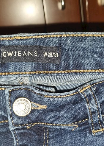 Kadın Mavi Regular Fit Midi Kot Pantolon - Görsel 5