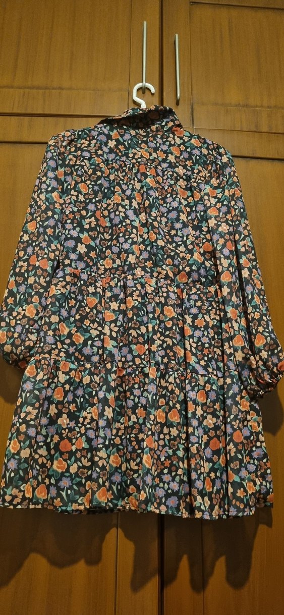 Jimmy Key S beden Çiçek Desenli Bohem  Elbise - Görsel 2