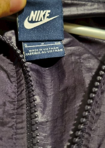 Gri Kadın Nike Fermuarlı Yağmurluk S beden - Görsel 2