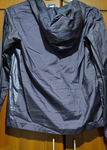 Gri Kadın Nike Fermuarlı Yağmurluk S beden - Görsel 3