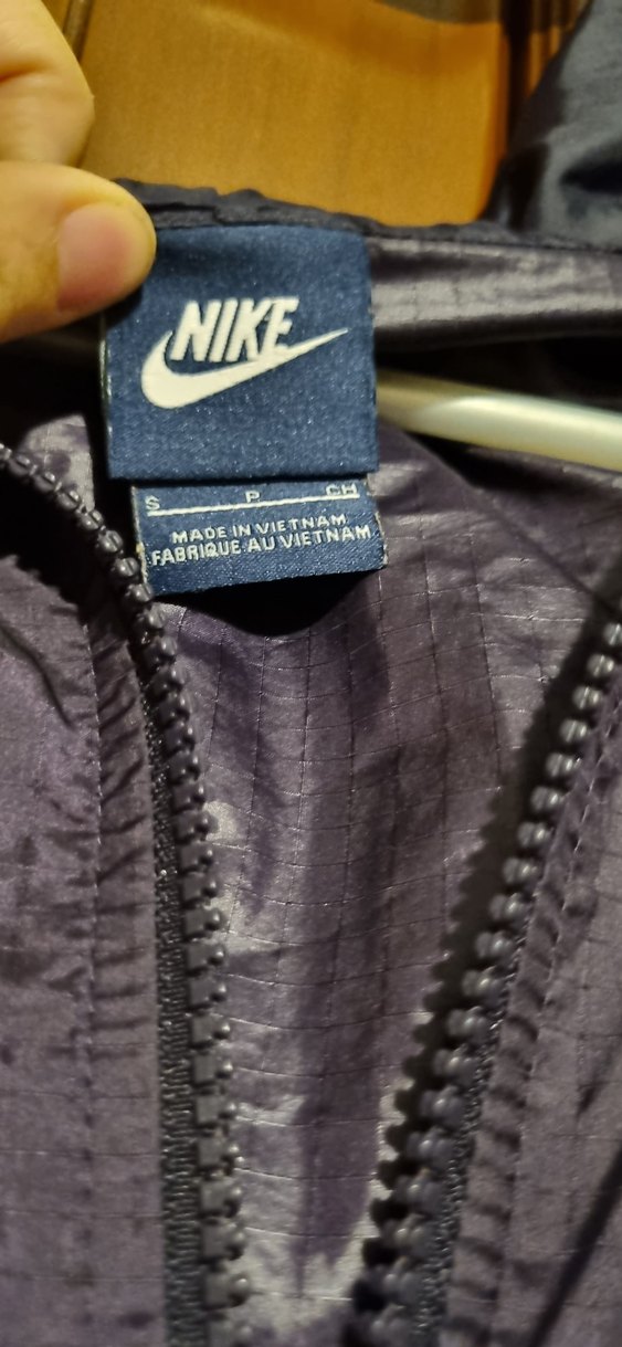 Gri Kadın Nike Fermuarlı Yağmurluk S beden - Görsel 2