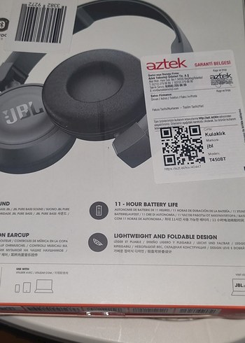 JBL T450BT Bluetooth Kulaklık - Görsel 4