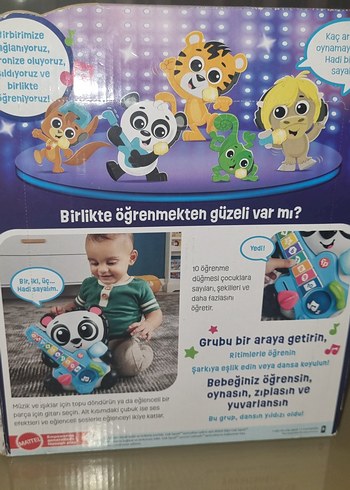 Fisher-Price İlk Sayılarım Panda Oyuncağı Sıfır - Görsel 3