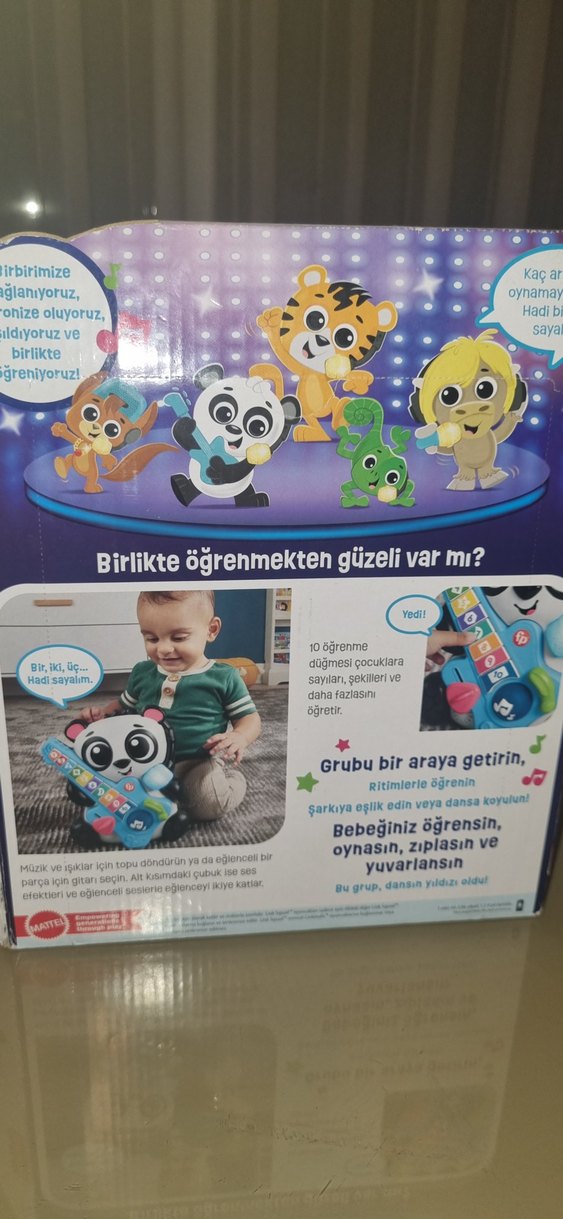 Fisher-Price İlk Sayılarım Panda Oyuncağı Sıfır - Görsel 3