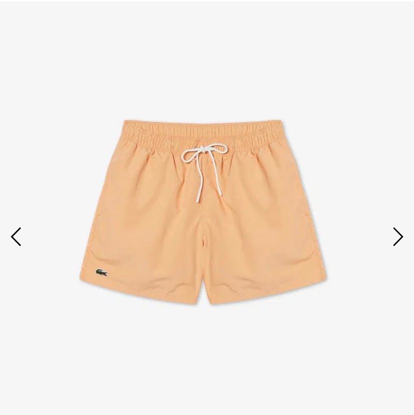 Erkek turuncu  Lacoste Orjinal  Şort Mayo - Görsel 5