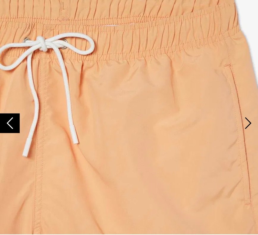 Erkek turuncu  Lacoste Orjinal  Şort Mayo - Görsel 4