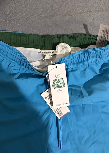 Lacoste Mavi Erkek Orjinal  Şort - Görsel 2