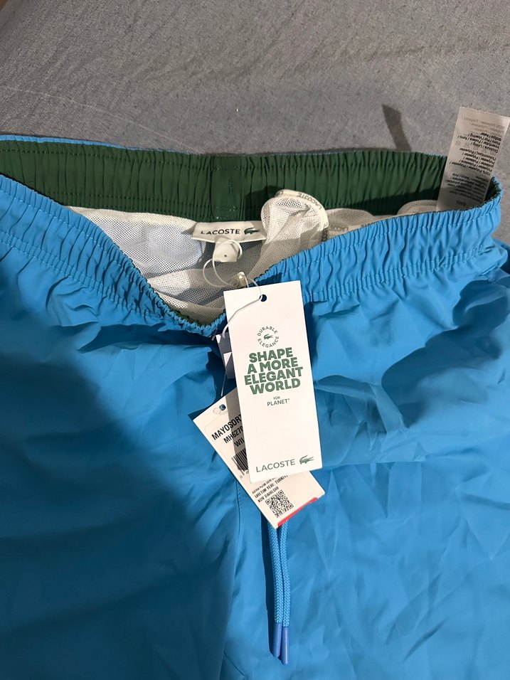 Lacoste Mavi Erkek Orjinal  Şort - Görsel 2