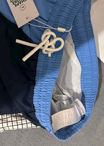 Lacoste orjinal Mavi Erkek Şort - Görsel 4