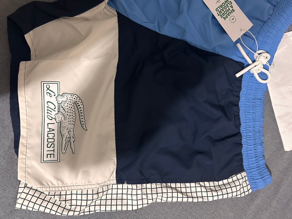 Lacoste orjinal Mavi Erkek Şort - Görsel 2