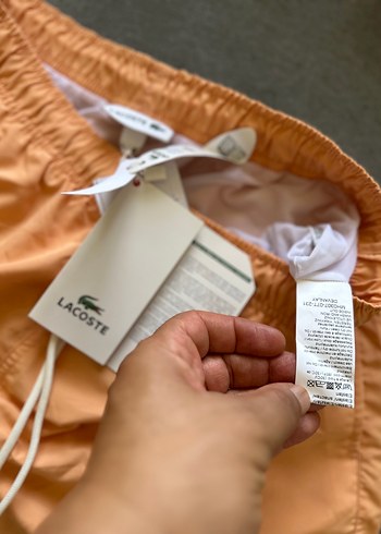 Lacoste Orjinal faturalı Erkek Deniz Şortu - Görsel 5