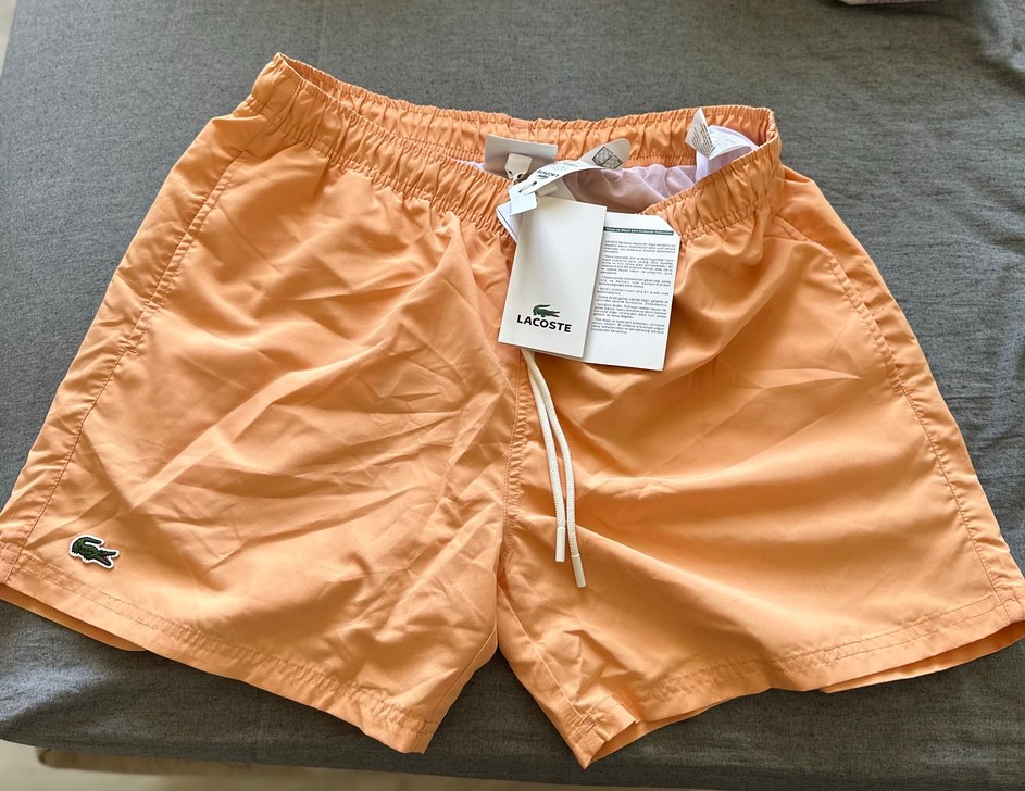 Lacoste Orjinal faturalı Erkek Deniz Şortu - Görsel 4