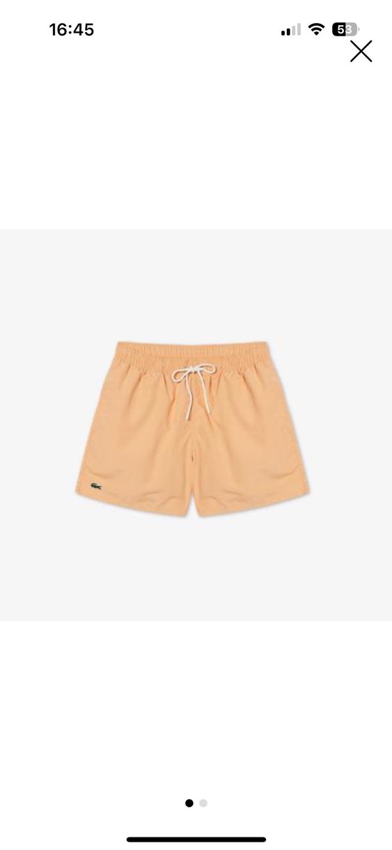 Lacoste Orjinal faturalı Erkek Deniz Şortu - Görsel 3