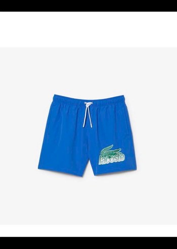 Lacoste orjinal Erkek  Mavi Mayo Şort - Görsel 6