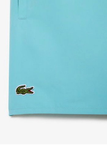 Lacoste Orjinal faturalı  Turkuaz Rahat Kesim Etek - Görsel 3