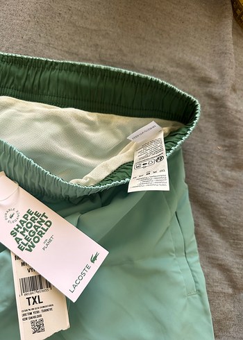 Lacoste Orjinal faturalı  Turkuaz Rahat Kesim Etek - Görsel 6