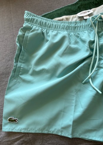 Lacoste Orjinal faturalı  Turkuaz Rahat Kesim Etek - Görsel 5