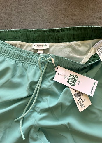 Lacoste Orjinal faturalı  Turkuaz Rahat Kesim Etek - Görsel 7