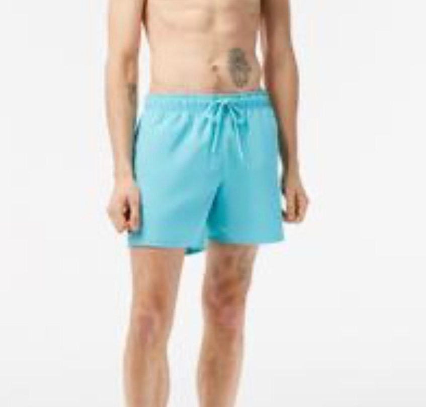 Lacoste Orjinal faturalı  Turkuaz Rahat Kesim Etek - Görsel 4