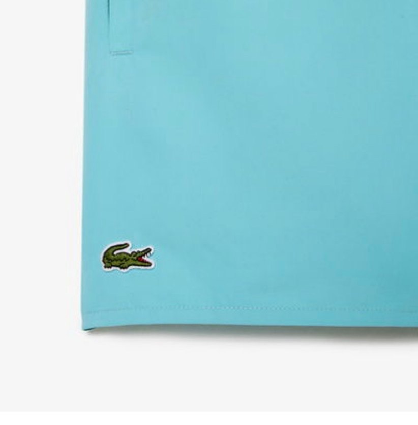 Lacoste Orjinal faturalı  Turkuaz Rahat Kesim Etek - Görsel 3