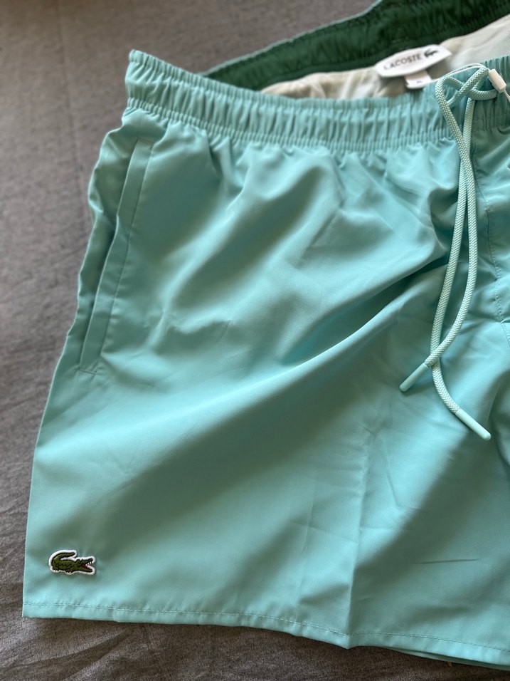 Lacoste Orjinal faturalı  Turkuaz Rahat Kesim Etek - Görsel 5