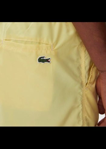 Lacoste Orjinal Sarı Spor Şort faturalı - Görsel 3