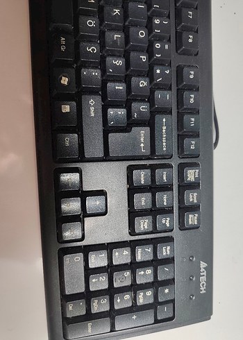 Kablolu Siyah a4tech  KM-720 Klavye - Görsel 3