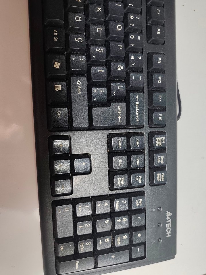 Kablolu Siyah a4tech  KM-720 Klavye - Görsel 3