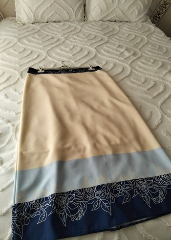 Kadın Bej Bohem Uzun Etek - Görsel 2