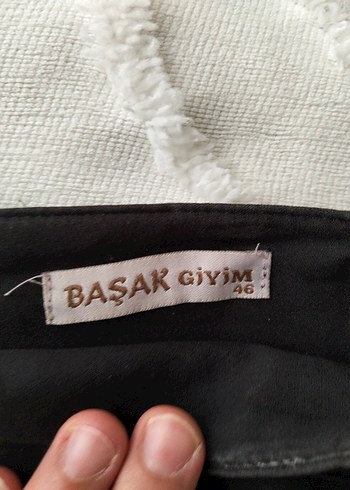 Drapeli Siyah Midi Kadın Etek - Görsel 3