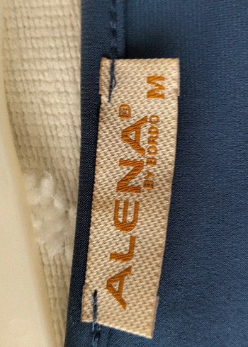 Düğmeli Mavi Hamile Bluzu - Görsel 5