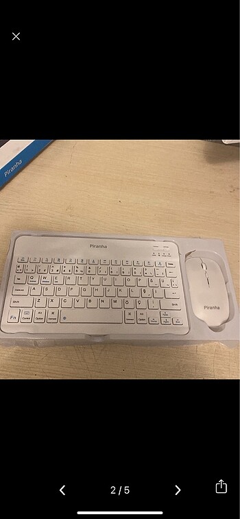 Beden Renk Piranha klavye mouse
