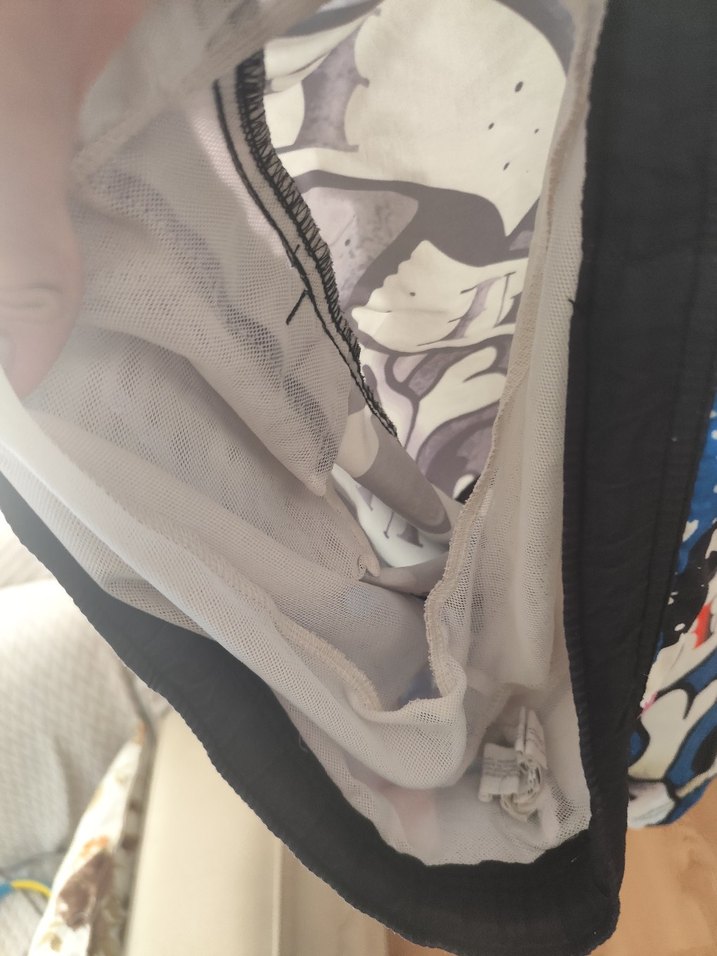 Mavi Baskılı Erkek Mayo Şort - Görsel 3