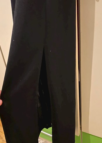 Addax Siyah Parlak V Yakalı Hamile Bluz - Görsel 2