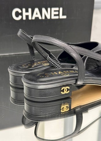39 Beden siyah Renk Chanel Siyah Babet