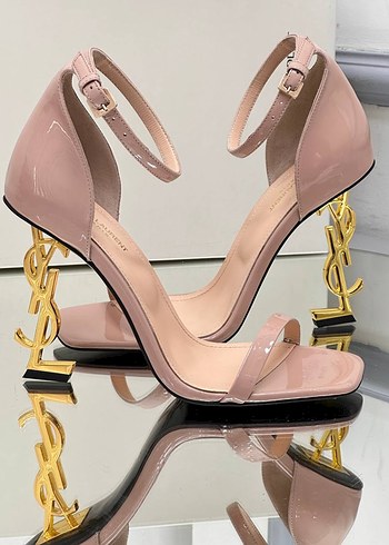 Yves Saint Laurent Nude Rugan Stiletto Topuklu