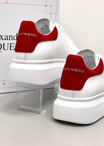 40 Beden kırmızı Renk Alexander McQueen Kadın Beyaz Platform Spor Ayakkabı