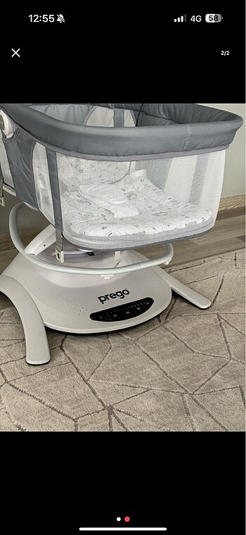 Prego Prego portbebeli Elektrikli Beşik Sıfır Ayarında