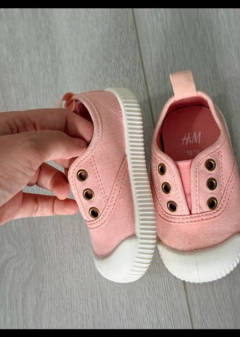 Kız Çocuk Pembe Düğmeli Spor Ayakkabı - Görsel 2