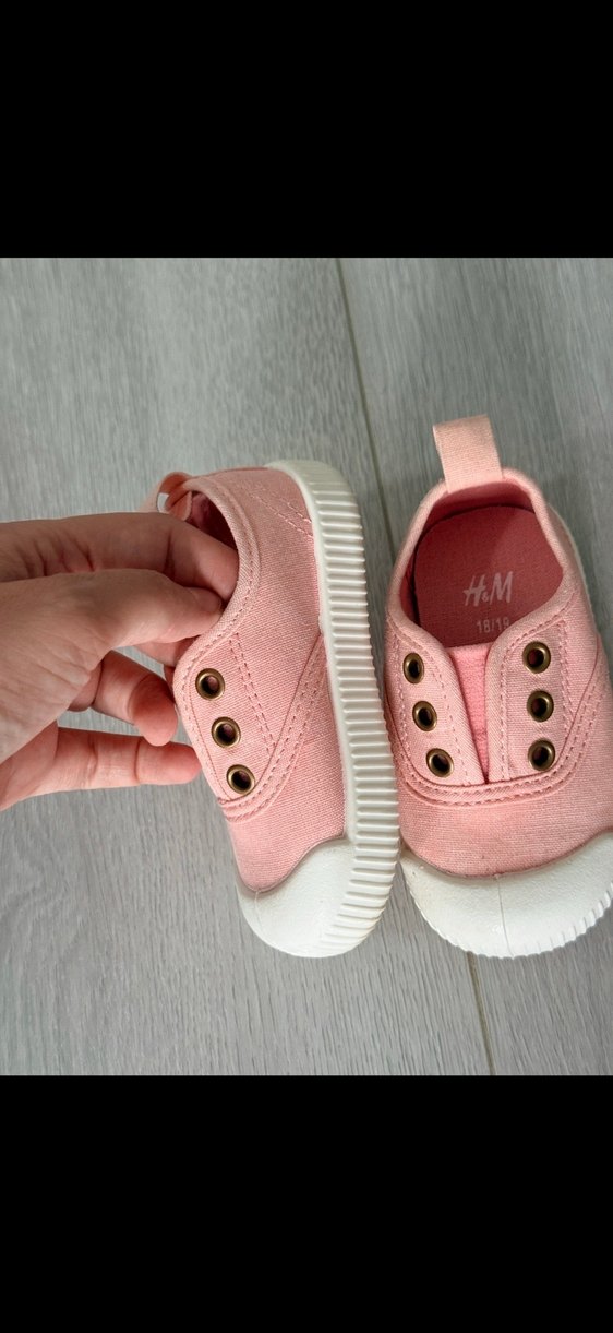 Kız Çocuk Pembe Düğmeli Spor Ayakkabı - Görsel 2