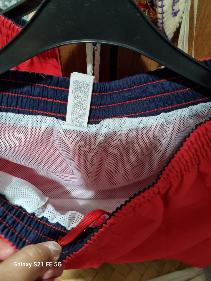 Kırmızı Erkek Midi Yüzme Şortu - Görsel 2