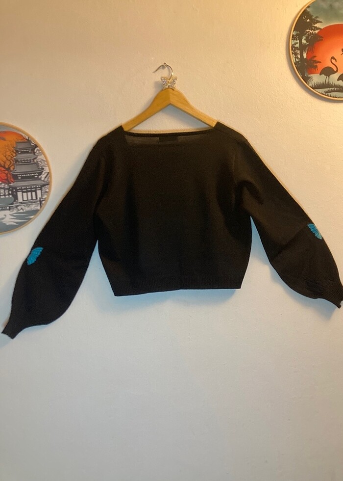 Kelebekli Hırka - Görsel 2