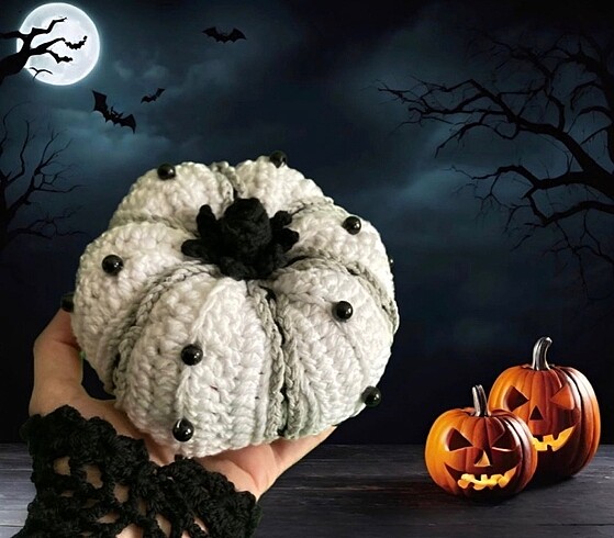 Gotik Bal kabağı seti Helloween - Görsel 3