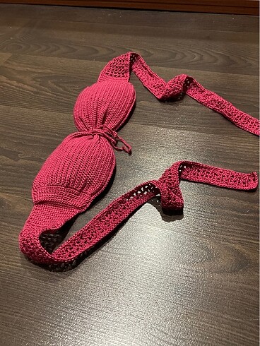 Straplez örgü sütyen - Görsel 2