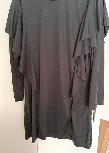 fırfır detaylı tam kapalı tesettür mayo - Görsel 3