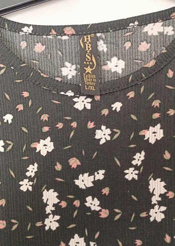 Desenli Uzun Siyah Bohem Elbise - Görsel 3