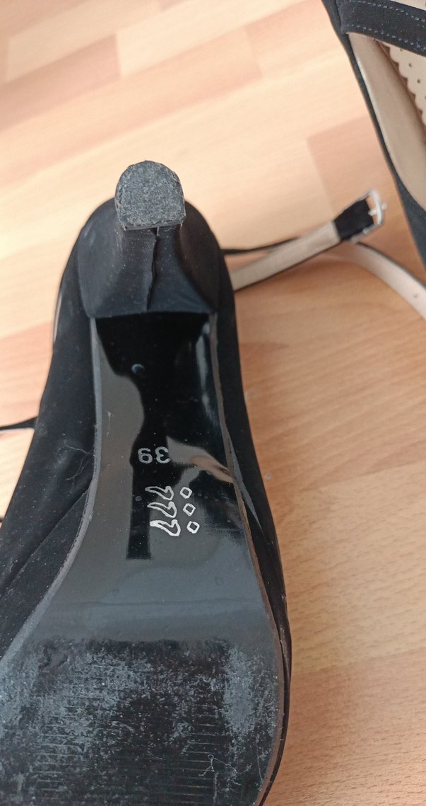 Diger Siyah Stiletto Platform Topuklu Kadın Ayakkabı - Görsel 4