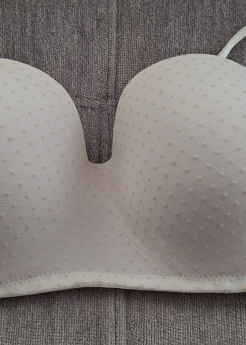 Beyaz Minimalist Sütyen - Görsel 3