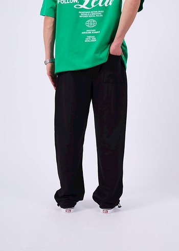 HmWearss Kışlık Siyah Premium Zip Oversize Hoodie - Görsel 2