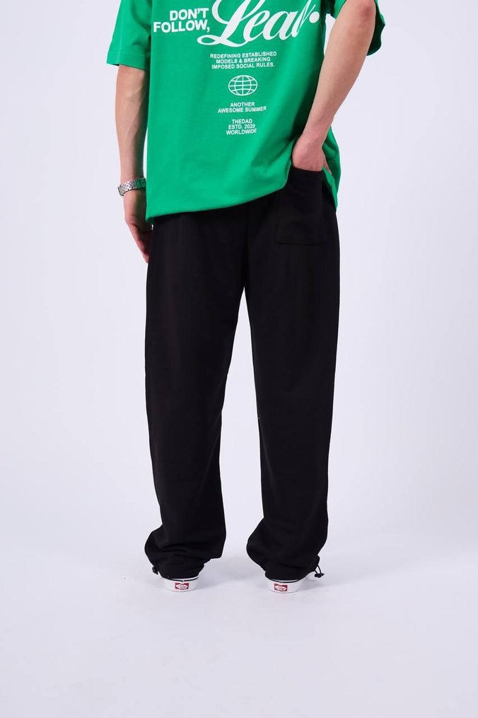 HmWearss Kışlık Siyah Premium Zip Oversize Hoodie - Görsel 2